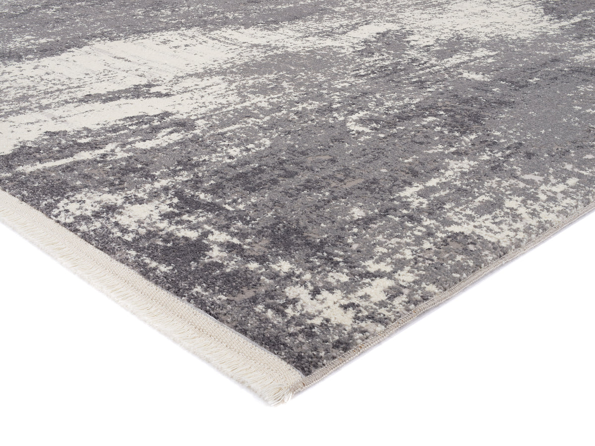 OCI Teppich TOP LARISSA grau moderner Designer Teppich mit 3D Optik