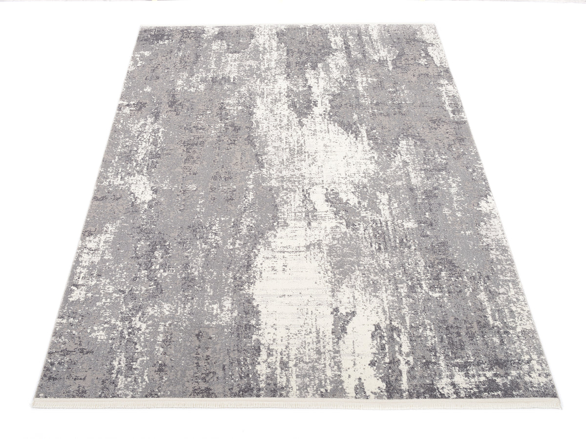 OCI Teppich TOP LARISSA grau moderner Designer Teppich mit 3D Optik