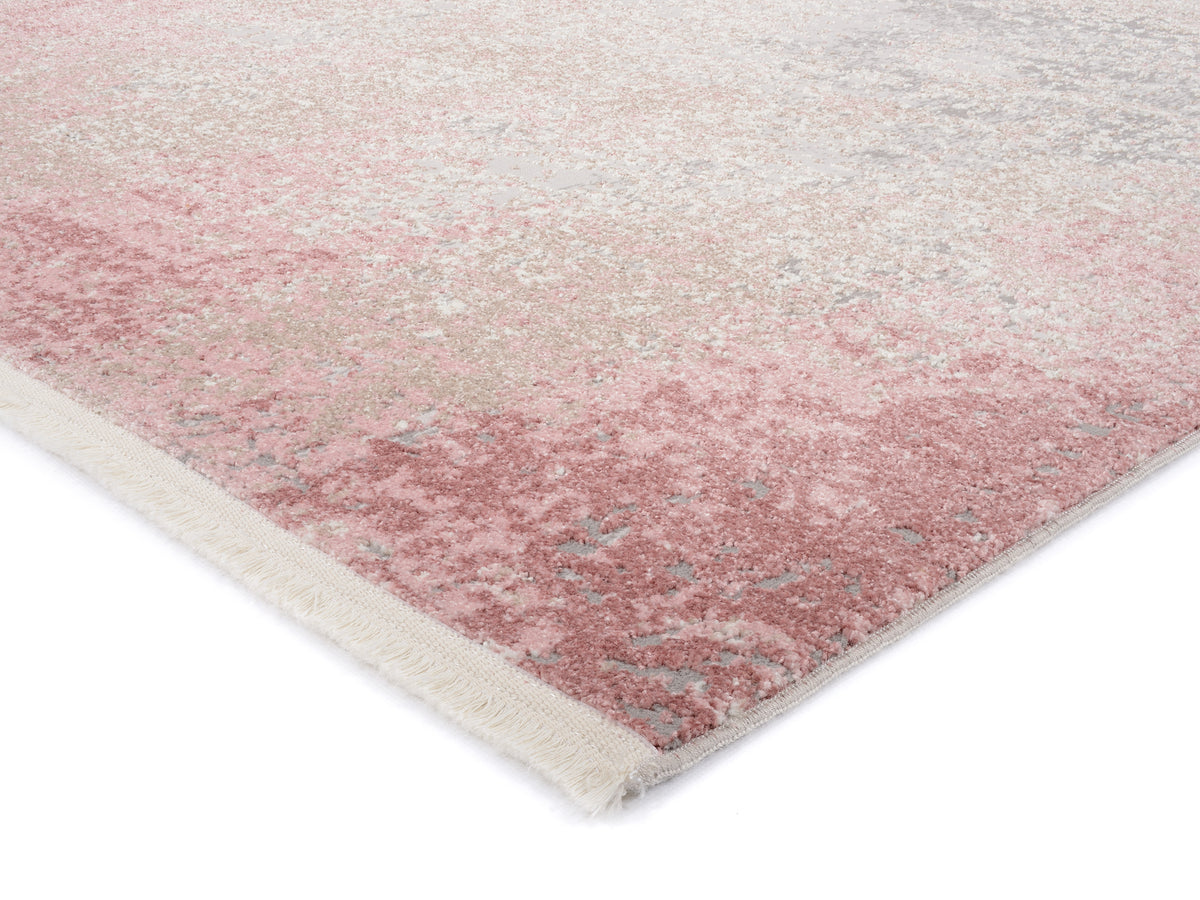 OCI Teppich TOP SABINA creme-rosa moderner Designer Teppich mit 3D Optik