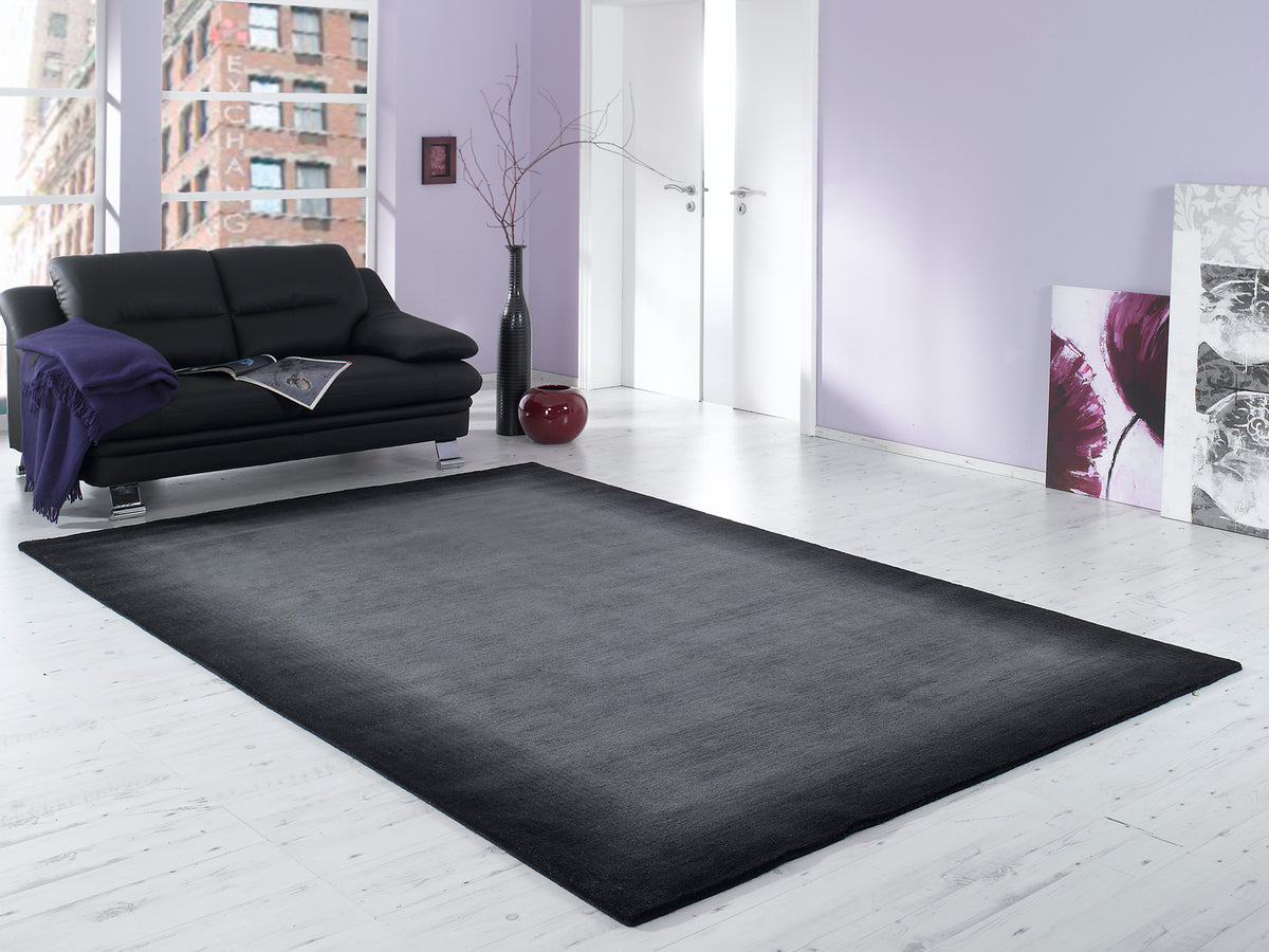 OCI Teppich VINCIANO TAMI dk.grau echter original handgeknüpfter Nepal-Teppich