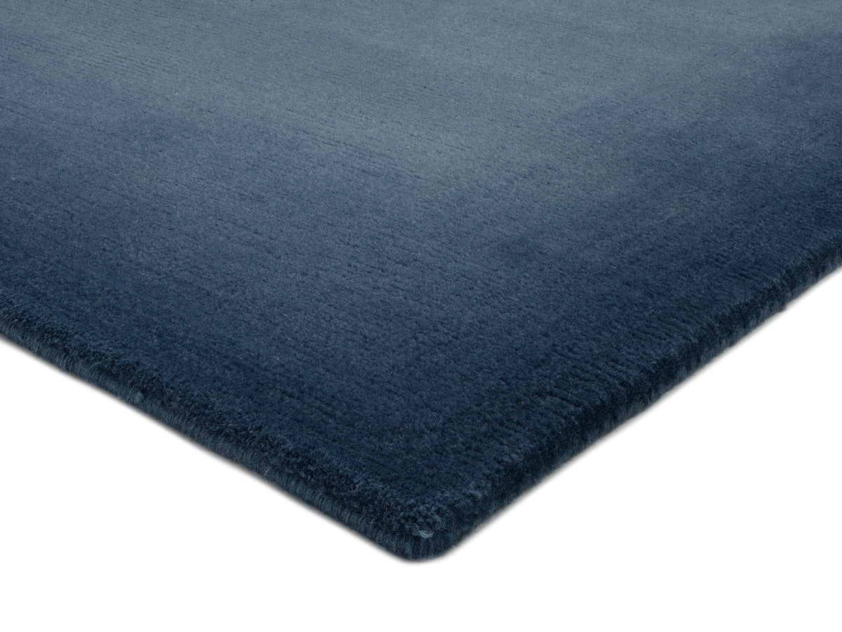 OCI Teppich VINCIANO TAMI blau echter original handgeknüpfter Nepal-Teppich