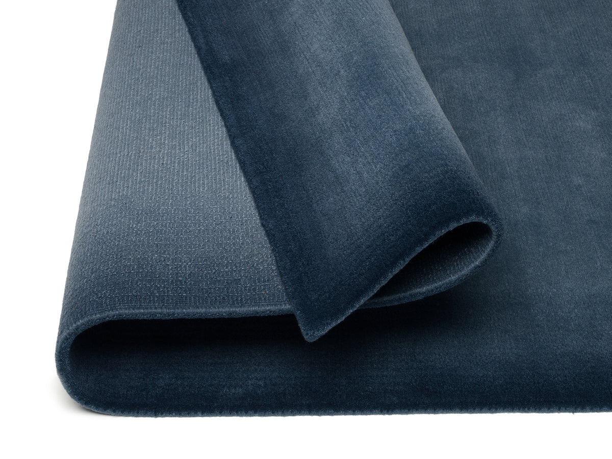 OCI Teppich VINCIANO TAMI blau echter original handgeknüpfter Nepal-Teppich