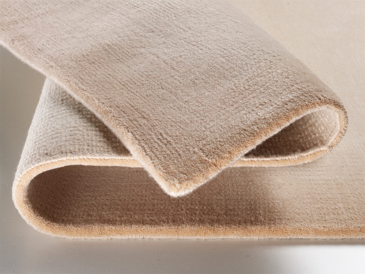 OCI Teppich VINCIANO TAMI beige echter original handgeknüpfter Nepal-Teppich