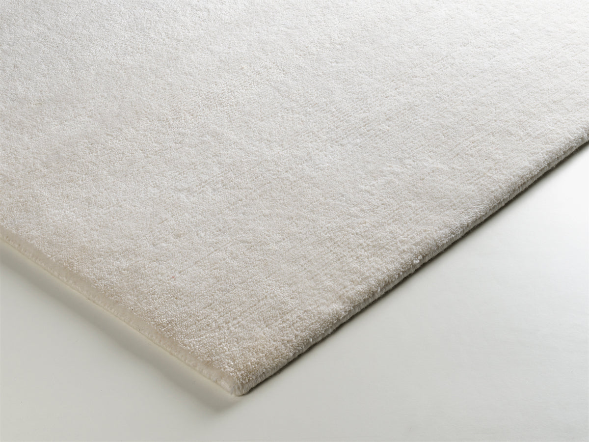 OCI Teppich VINCIANO UNI snow echter original handgeknüpfter Nepal-Teppich